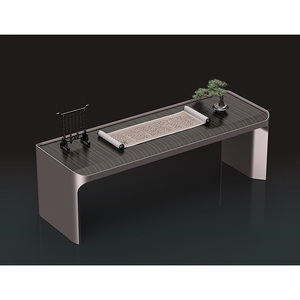 Neuer chinesischer Stil Kalligraphytisch aus Massivholz einfacher kreativer Lern-/Haushalts-Computertisch - Product Image 1