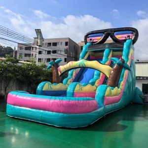 Hot bán thương mại nhiệt đới cây cọ <span class=keywords><strong>Inflatable</strong></span> <span class=keywords><strong>Slide</strong></span> trượt nước <span class=keywords><strong>Inflatable</strong></span> Kính mát trượt <span class=keywords><strong>Inflatable</strong></span> <span class=keywords><strong>Slide</strong></span> - Product Image 1