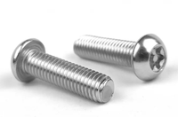 Vis à tête bombée en acier inoxydable 316 DIN34805 2, anti-vol, anti-effraction, pour la fixation de sécurité des équipements
