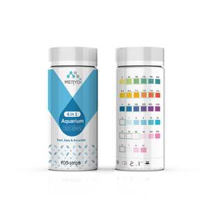 Bandelettes de test d'aquarium 6 en 1 pour <span class=keywords><strong>kit</strong></span> de test d'aquarium d'eau douce et d'eau salée - Product Image 4