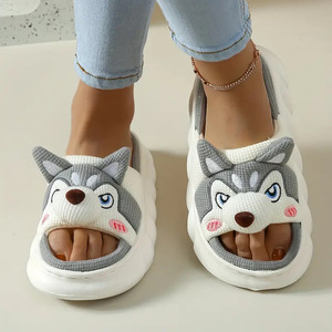 Vente en gros de nouvelles pantoufles tendance semelles épaisses confortables et antidérapantes pantoufles résistantes à l'usure <span class=keywords><strong>pour</strong></span> dames <span class=keywords><strong>pour</strong></span> chiens et animaux - Product Image 1