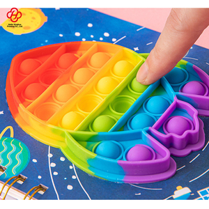 A5 Cuaderno de descompresión de dibujos animados Rat Killer <span class=keywords><strong>Pioneer</strong></span> Rainbow Metal Coil Student Silicone Bubble Notepad - Product Image 1
