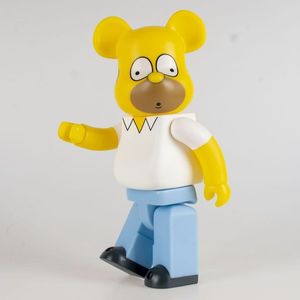 Vente en gros de figurines BearBrick 400 Violent Simpson Bear, souvenirs, décoration intérieure, ours en résine Bearbricks 400%, ornements - Product Image 5