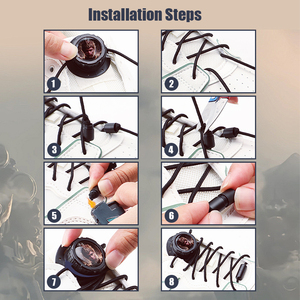 Wukong automatique sans lacets sans attaches boucle lacets de course corde épaisse baskets paresseux lacet chaussures accessoires - Product Image 4