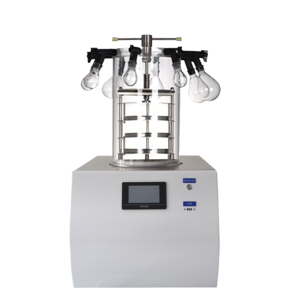 Máquina Liofilizadora Experimental Multifuncional Tipo Botella Eggplant para Laboratorio, Liofilizador de Vacío, Liofilizador de Laboratorio en Venta, Aislador - Product Image 1