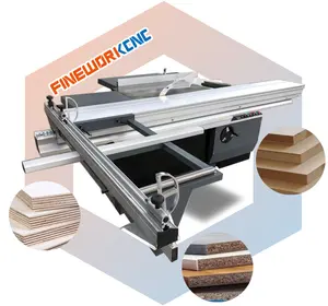 Sandwich Sliding Table Painel Saw Machine para Woodworking corte madeira horizontal