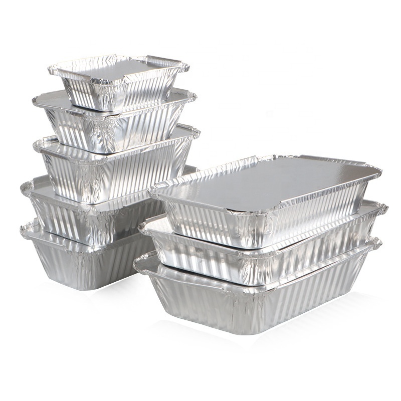 Custom Disposable 450ml Aluminum Foil Container