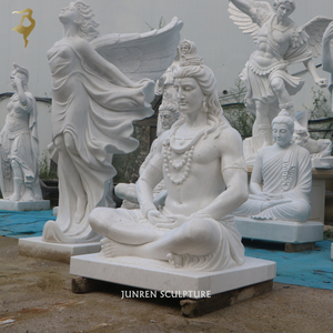 Décoration d'intérieur, sculptures géantes en pierre de dieu hindou, sculpture de <span class=keywords><strong>lingam</strong></span> du Seigneur <span class=keywords><strong>Shiva</strong></span>, statue de <span class=keywords><strong>Shiva</strong></span> en marbre sculptée à la main - Product Image 2