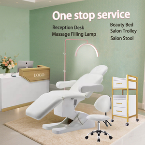 Lit de massage de luxe doré pour salle de sport et hôtel, <span class=keywords><strong>spa</strong></span> électrique avec éponge haute densité, mobilier de salon - Product Image 6