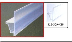 Porte-étiquettes de prix en plastique PVC Hookei, transparent et écologique, avec bande de présentation de données, taille personnalisable - Product Image 2
