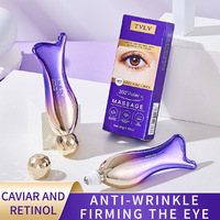 Krim Mata Anti-Kerut Caviar Retinol Rollerball Melembapkan dan Mengurangi Garis Halus, Meningkatkan Kecerahan dan Mengatasi Kekeringan
