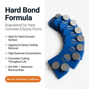 Bloque abrasivo duradero <span class=keywords><strong>de</strong></span> diamante SANG Metal Bond Lavina <span class=keywords><strong>de</strong></span> 30 granos para pulir pisos <span class=keywords><strong>de</strong></span> epoxi y concreto - Product Image 4