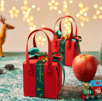 Cadeau de Noël 2025 pour Apple Box, nouvelle conception de boîte en papier, laminage brillant, matériaux recyclés, impression en relief pour la décoration