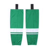 Chaussettes de hockey en polyester de qualité supérieure au meilleur prix, styles multiples personnalisés, chaussettes de hockey sur glace par sublimation