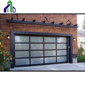 Puertas Seccionales Transparentes para Garaje Residencial, Panel de Vidrio, Vista Completa, Precios de Conjuntos de Puertas de Garaje para 16x7, 8x7, 9x7, 16x8, 12x7 - Product Image 6