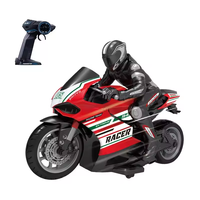 Voiture télécommandée sans fil à quatre voies pour course à grande vitesse, jouet électrique à quatre vitesses télécommandé pour moto