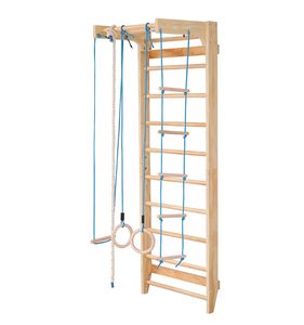 Struttura per arrampicata in legno scalatori interni giocano strutture palestra parco giochi al coperto pineta di sicurezza a parete scala montata - Product Image 5