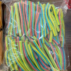 Bonbons en gros bon marché, bandes de bonbons gélifiés acidulés, bâtonnets de bonbons gélifiés, bonbons halal, bonbons à la réglisse moelleux, vente en gros - Product Image 2