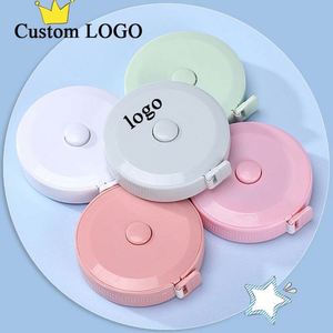 Ruban de couture promotionnel de 60 pouces avec bouton poussoir et fonction rétractable souple pour les cadeaux de salon professionnel - Product Image 2