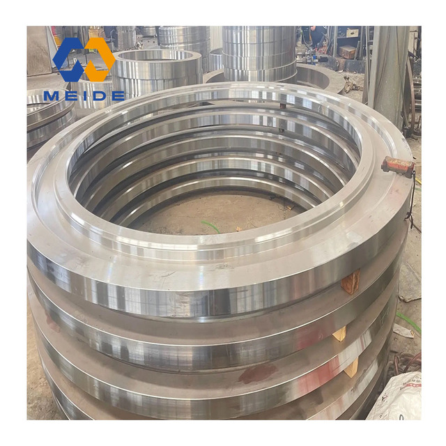 34CrNiMo6 AISI 4337 SNCM439 817M40 Large Diameter Wind Turbine Spindle Forged Ring High Performance Mechanical Parts Forged Part