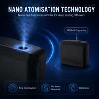 Diffuseur d'arômes commercial, nébuliseur de parfum, machine à parfum pour espace de travail ouvert, ventilateur puissant avec édition Bluetooth régulière