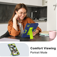 Étui de protection robuste pour Lenovo Tab One 8.7 K9 TB305FU 2025 avec support en silicone + PC, fin et résistant, pour enfants, OEM ODM