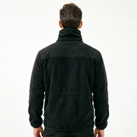 Veste tactique en polaire pour homme personnalisée, coupe-vent, chaude, pour la chasse en plein air, entraînement, veste softshell avec patch logo OEM