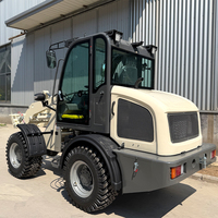 Chargeuse sur pneus articulée de 1,5 tonne avec cabine de luxe pour travaux de construction intensifs