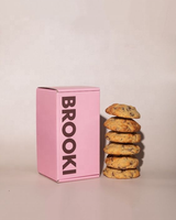 Emballage en carton pliable biodégradable personnalisé en gros pour gâteaux, biscuits, cookies, beignets avec logo et insert