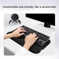 Support de clavier mécanique, support de poignet pour ordinateur de bureau, support de poignet en mousse à mémoire de forme, tapis de souris ergonomique en gros