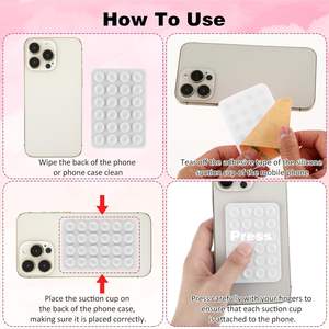 2025 superventas Custom24 taza ventosa de silicona alfombrilla de succión de silicona soporte para teléfono móvil ventosa de silicona - Product Image 4