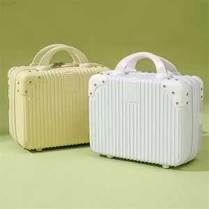 14-Inch Mini Makeup Organizer Hand Luggage Password Protected Boarding Case <b>Storage</b> Box - Product Image 2