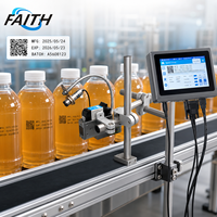 Impresora de Inyección de Tinta TIJ en Línea Faith de 7 Pulgadas con Pantalla Táctil para Envasado de Alimentos, Códigos QR, Logotipos y Marcado de Fechas