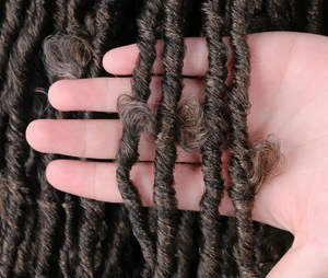 Venta al por mayor sintético 14 "y 24" mariposa Locs ganchillo pelo caliente trenzas pelo Pre bucle <span class=keywords><strong>Nu</strong></span> Faux mariposa Locs - Product Image 4