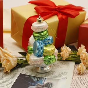 The Newly Designed Christmas 8.10.12cm 3D <b>Cake</b> Dessert Model Can Be <b>Decorated</b> with Christmas Glass Ornaments - Product Image 2