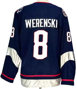 Maglie da hockey su ghiaccio dei Columbus Blue Jackets 2026 86 #   Kirill Marchenko 8 #   Uniforme Sportiva Zach Werenski per Uomini e Giovani - Product Image 3