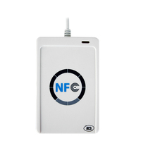 Pembaca kartu pintar ACR122U, dengan antarmuka USB 13.56 MHz RFID ABS pembaca NFC yang dapat diprogram untuk pembayaran