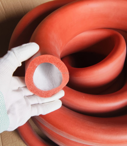 Mềm linh hoạt nhiệt độ cao <span class=keywords><strong>Silicone</strong></span> Sponge Ống chống cháy nén bất kỳ ID OD mật độ - Product Image 3