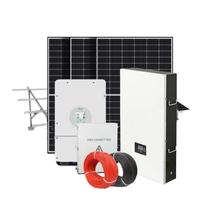 Giấy chứng nhận CE mặt đất gắn 20kW 15KW 10KW năng lượng mặt trời hệ thống điện 8KW lai năng lượng mặt trời hệ thống cho nhà với deye lai biến tần - Product Image 1
