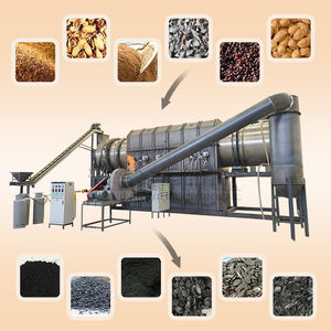 Equipo Versátil de Carbonización Continua para Paja de Frijol Mung, Herramienta Comercial Ecológica para el Procesamiento de Biomasa - Product Image 1