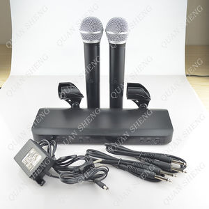 Système de micro <span class=keywords><strong>sans</strong></span> <span class=keywords><strong>fil</strong></span> dynamique à double poignée Shur BLX288/PG58, omnidirectionnel, haute qualité, récepteur BLX88, scène, karaoké, XLR - Product Image 5