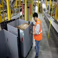 Caisse palette en plastique robuste, pliable, grande capacité, empilable, recyclable, durable et solide