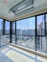 DEMEA Fenêtres de sécurité anti-effraction avec grilles Design à rupture thermique en aluminium pour projet de construction de maison Fenêtre à battant