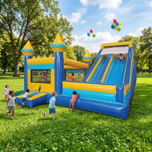 Château gonflable bleu populaire Yibei, équipement <span class=keywords><strong>de</strong></span> jeu <span class=keywords><strong>pour</strong></span> enfants, idéal <span class=keywords><strong>pour</strong></span> les fêtes d'<span class=keywords><strong>anniversaire</strong></span>, la <span class=keywords><strong>location</strong></span> et les événements commerciaux - Product Image 6