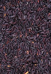 Riz noir entier naturel biologique cru non cuit, riz brun noir 100% pur, sans OGM, aliment santé, nutrition - Product Image 6