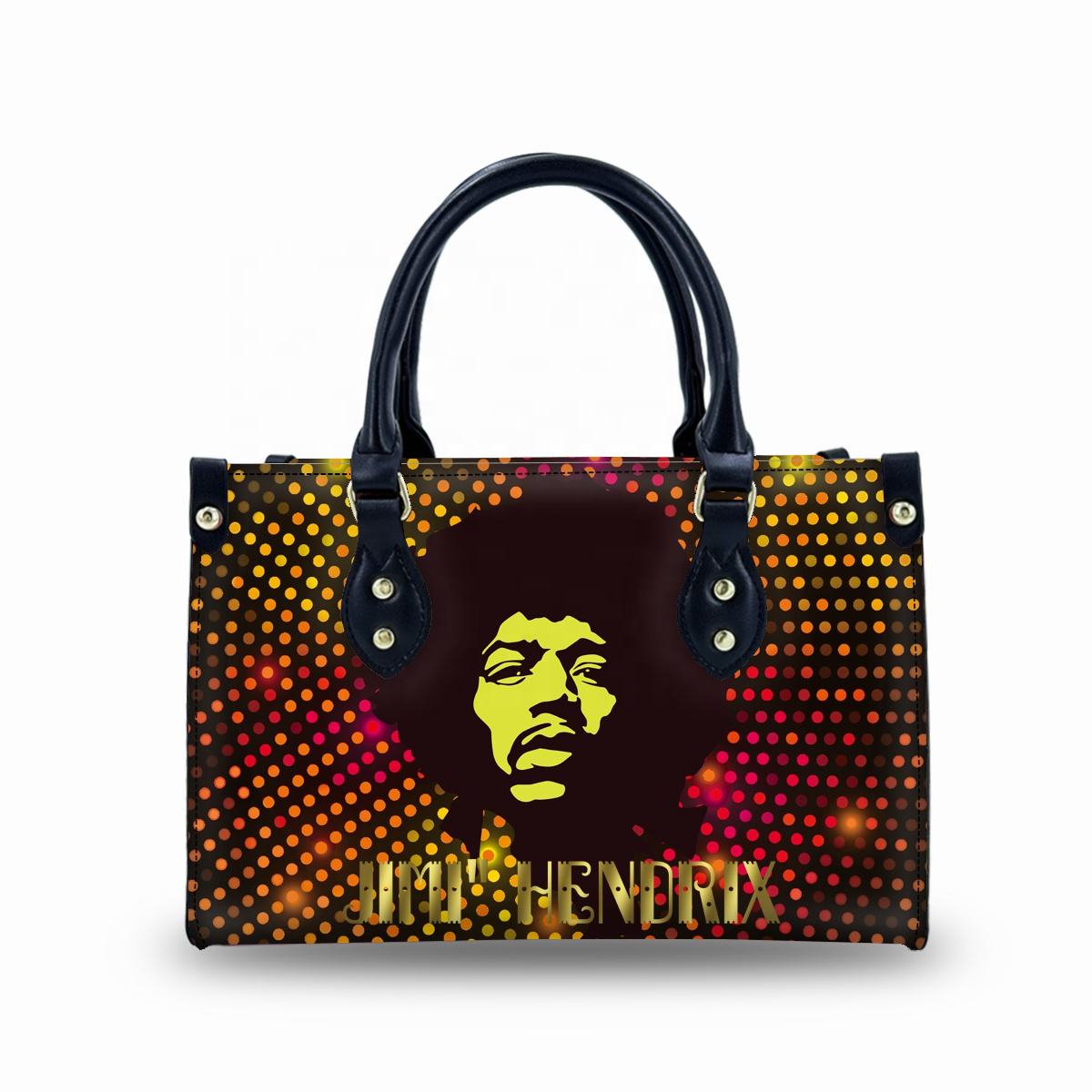 Customizable Stylish Black Designer Tote Handbags OEM