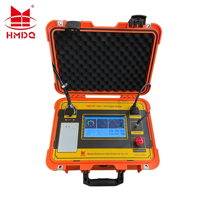 30kV 50kV 60kV 80kV Very Low Frequency Cable Testing Equipment Portable AC Hipot Test Set High Voltage VLF Hipot Tester