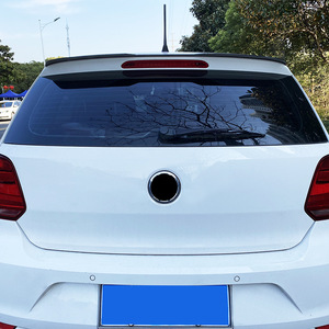 สปอยเลอร์กันชนหลัง Volkswagen สีดำ Piano Black วัสดุ ABS ขนาด 105x21x5 ซม. สำหรับ Polo MK5 6R 6C ปี 2011-2017 - Product Image 3