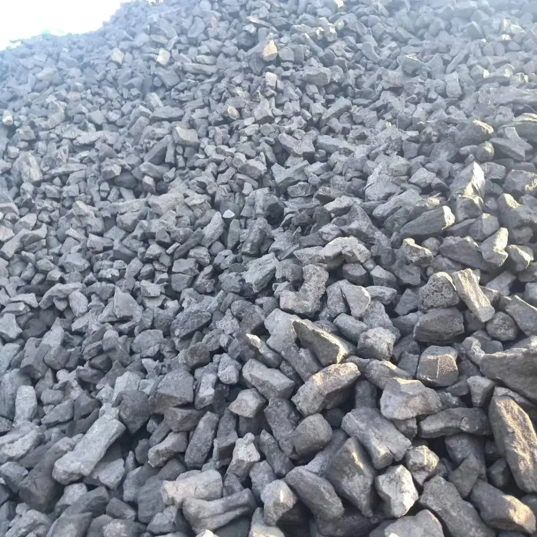 중국 저유황 야금 코크스 블록 모양 야금 응용 용 알루미늄 스크랩 주조용 코크스 연료 충족