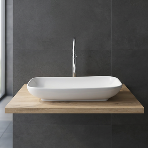 Lavabo de salle de bain de petite taille en céramique de luxe de qualité d'exportation, bon prix en provenance d'Inde - Product Image 5